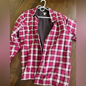 Fleece Lined Flannel Shirt/Jacket